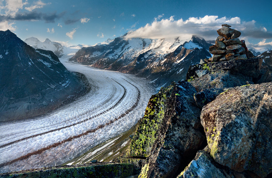 Čvýcarsko - ledovec Aletch